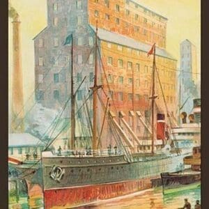 Harbor n. by Wilbur Pierce - Art Print