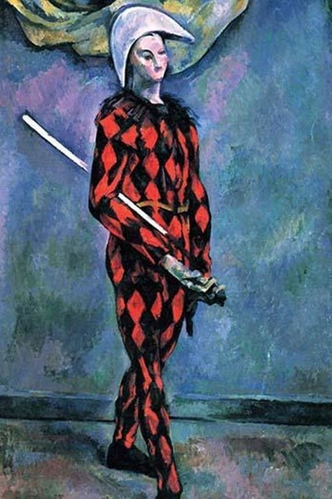 Harlequin by Paul Cezanne - Art Print