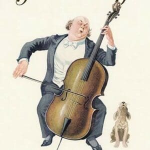 Harmony: When a Cello Needs a Friend - Art Print