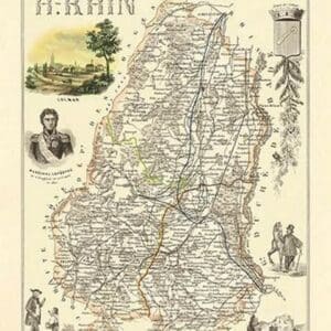 Haut-Rhin by Par M. Vuillemin - Art Print