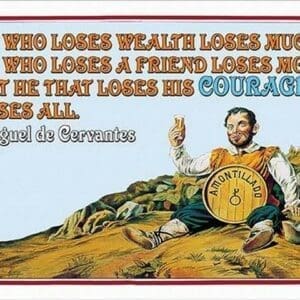 He who loses by Miguel de Cervantes - Art Print