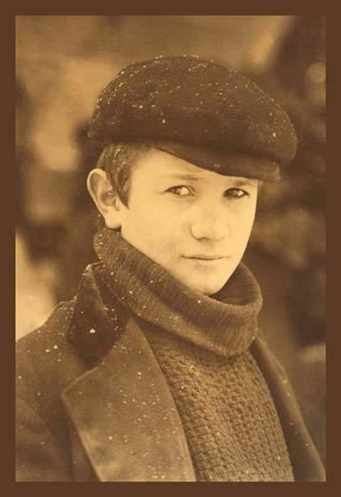 Head Newsboy by Lewis Wickes Hine - Art Print