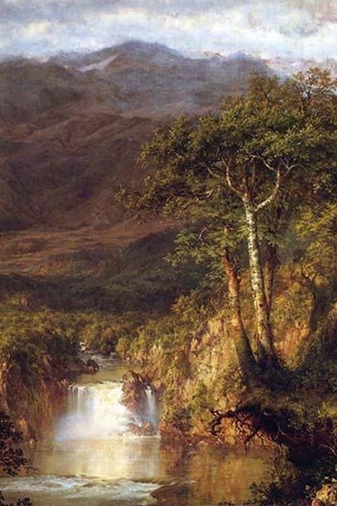 Heart of the Andes Detail by Frederic Edwin Church - Art Print