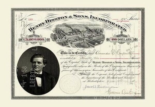 Henry Disston & Sons Inc. - Art Print