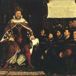 Henry VIII & the Barber Surgeons; Royal College of Surgeons by Hans Holbein the Younger - Art Print