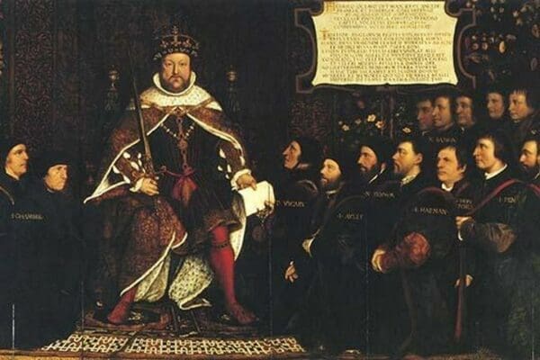 Henry VIII & the Barber Surgeons; Royal College of Surgeons by Hans Holbein the Younger - Art Print