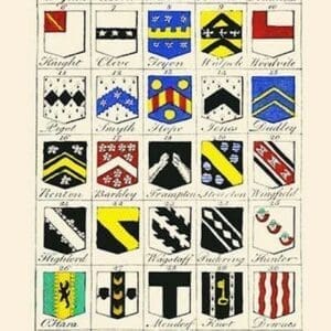 Heraldry - Blazonry by Hugh Clark - Art Print