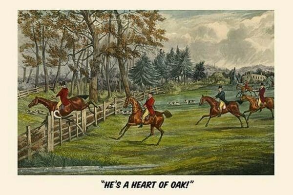 He's a Heart of Oak by Henry Alken - Art Print