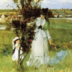 Hide and Seek by Bertha Morisot - Art Print