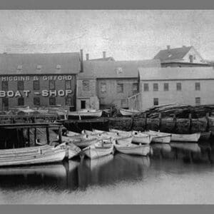 Higgins and Gifford Boatyard - Art Print