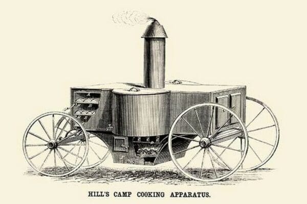 Hill's Camp Cooking Apparatus - Art Print