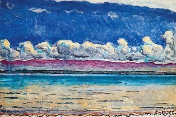 His Lake by Ferdinand Hodler - Art Print