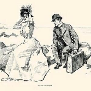 His Vacation Over by Charles Dana Gibson - Art Print