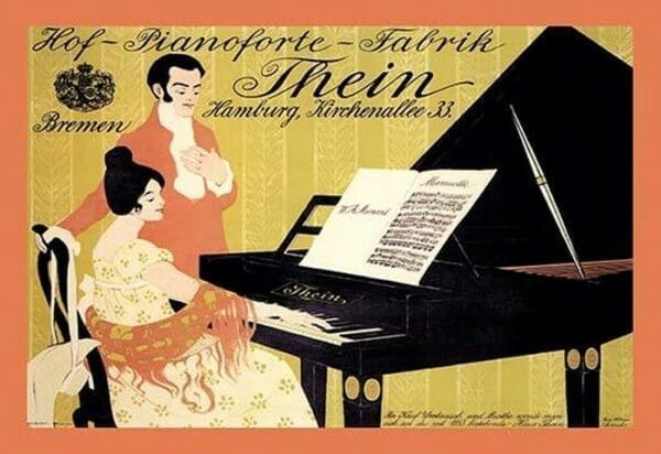 Hof-Pianoforte-fabrik by Frirz Helmut Ehucke - Art Print