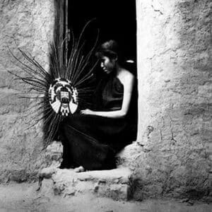 Hopi Basket Weaver - Art Print