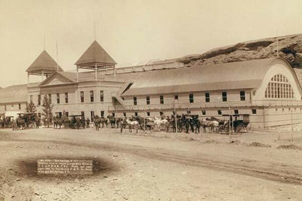 Hot Springs Bath House by John C.H. Grabill - Art Print