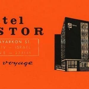 Hotel Astor Luggage Label - Art Print