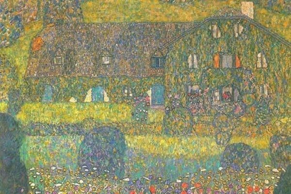 House in Attersee by Gustav Klimt - Art Print