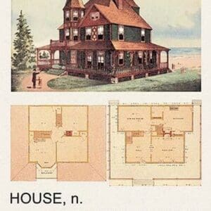 House n. by Wilbur Pierce - Art Print