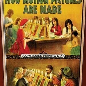 How Motion Pictures are made - Art Print