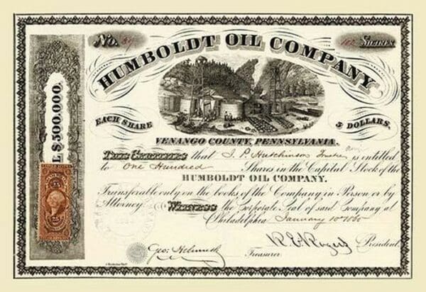 Humboldt Oil Company - Art Print