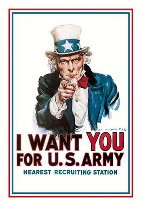 I Want You for the U.S. Army by James Montgomery Flagg - Art Print