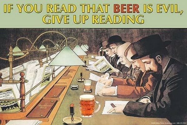 If You read that Beer is evil