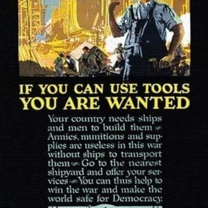 If you can use tools you are wanted by MacKinnon - Art Print