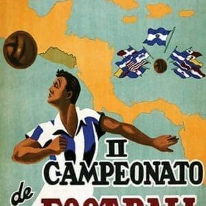 Il Campeonato de Foot-ball by Artes Graficas - Art Print