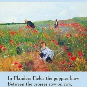 In Flanders's Fields by John McCrae - Art Print