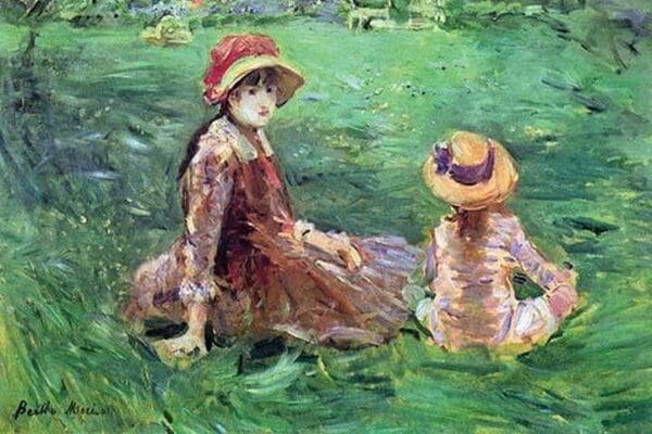 In the Garden by Berthe Morisot - Art Print