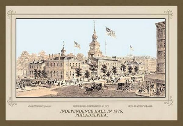 Independence Hall in 1876