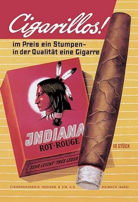 Indiana Cigarillos - Art Print