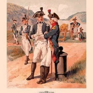 Infantry and Artillery by Henry Alexander Ogden - Art Print