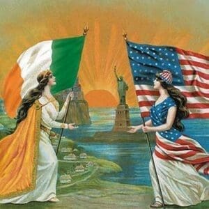 Irish American Friendship - Art Print