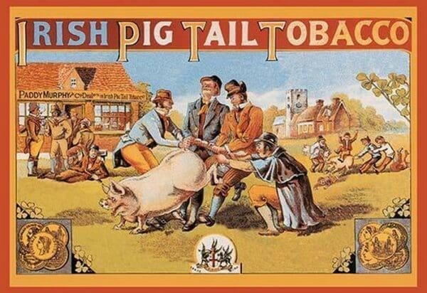 Irish Pig Tail Tobacco - Art Print