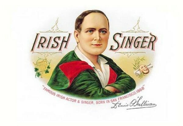 Irish Singer Cigars - Art Print