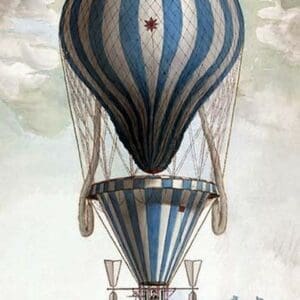 Italian Balloon Ascension - Art Print