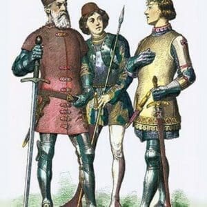 Italian Costumes: Neopolitan Soldiers - Art Print