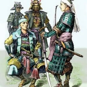 Japanese Costumes: Samurai - Art Print