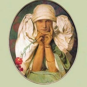 Jaroslava Mucha by Alphonse Mucha - Art Print