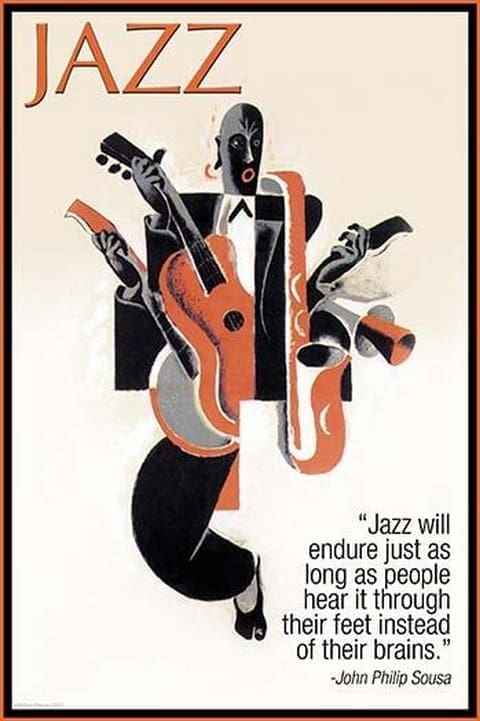 Jazz by Wilbur Pierce - Art Print