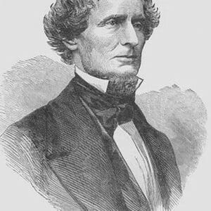 Jefferson Davis by Frank Leslie #3 - Art Print