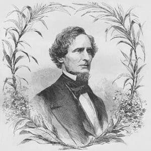 Jefferson Davis by Frank Leslie - Art Print