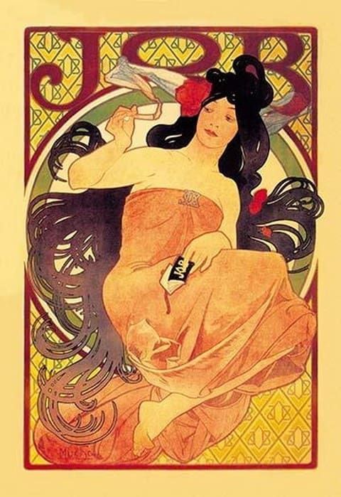 Job by Alphonse Mucha - Art Print