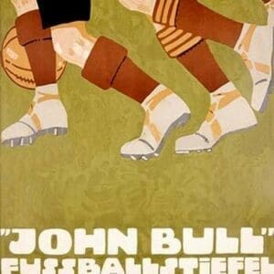 John Bull Fussballstiefel - Art Print