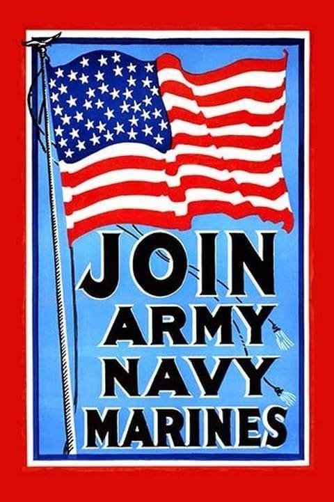 Join - Army - Navy - Marines Unknown - Art Print