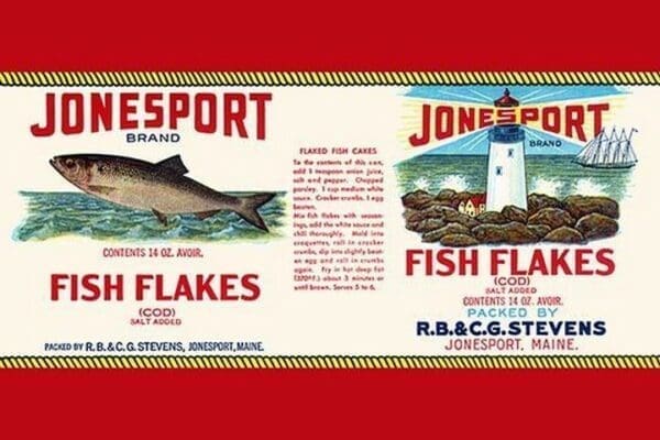 Jonesport Fish Flakes - Art Print