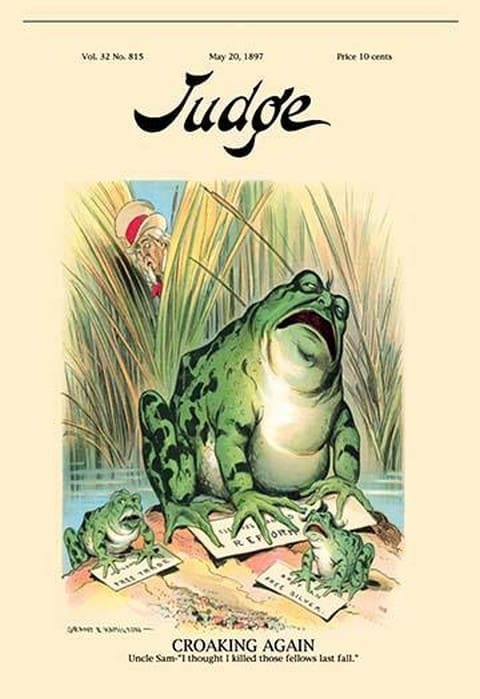 Judge Magazine: Croaking Again by Grant Hamilton - Art Print