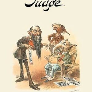 Judge: The Free-Silver Svengali by Bernhard Gillam - Art Print